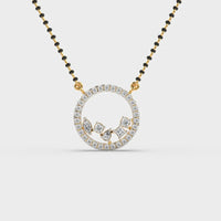 Velvet Circle Diamond Pendant - Ophiratbf