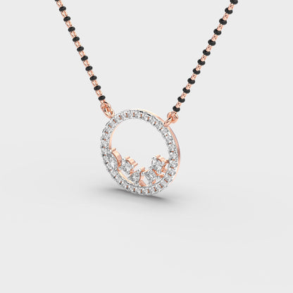 Velvet Circle Diamond Pendant