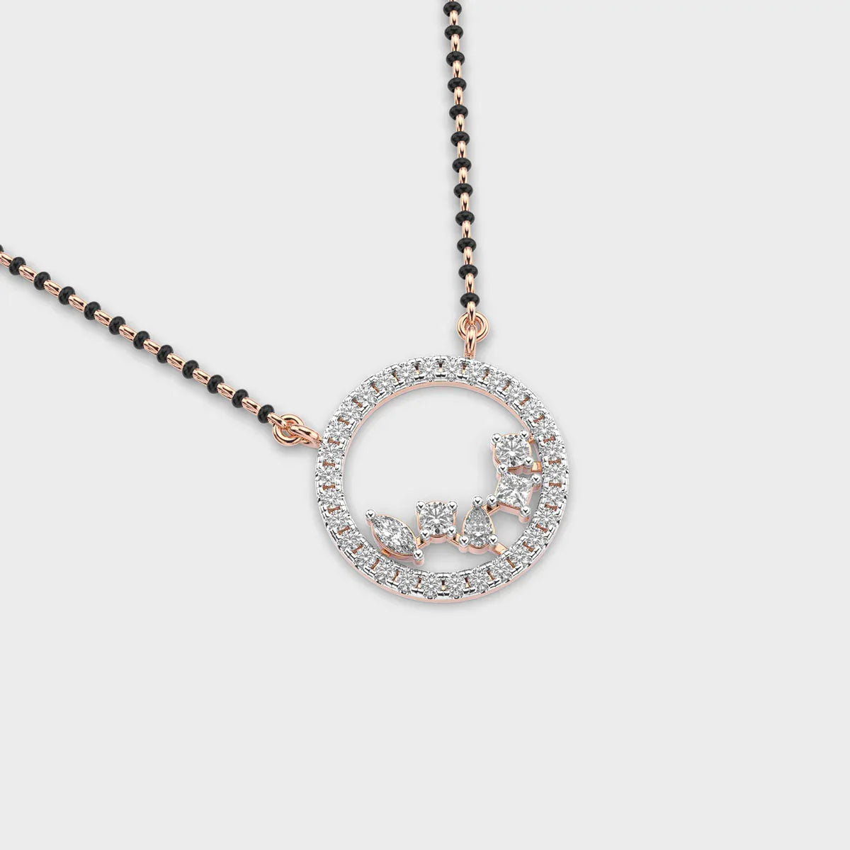 Velvet Circle Diamond Pendant - Ophiratbf