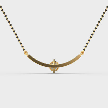 Minimalistic Presence Diamond Pendant (With Chain)