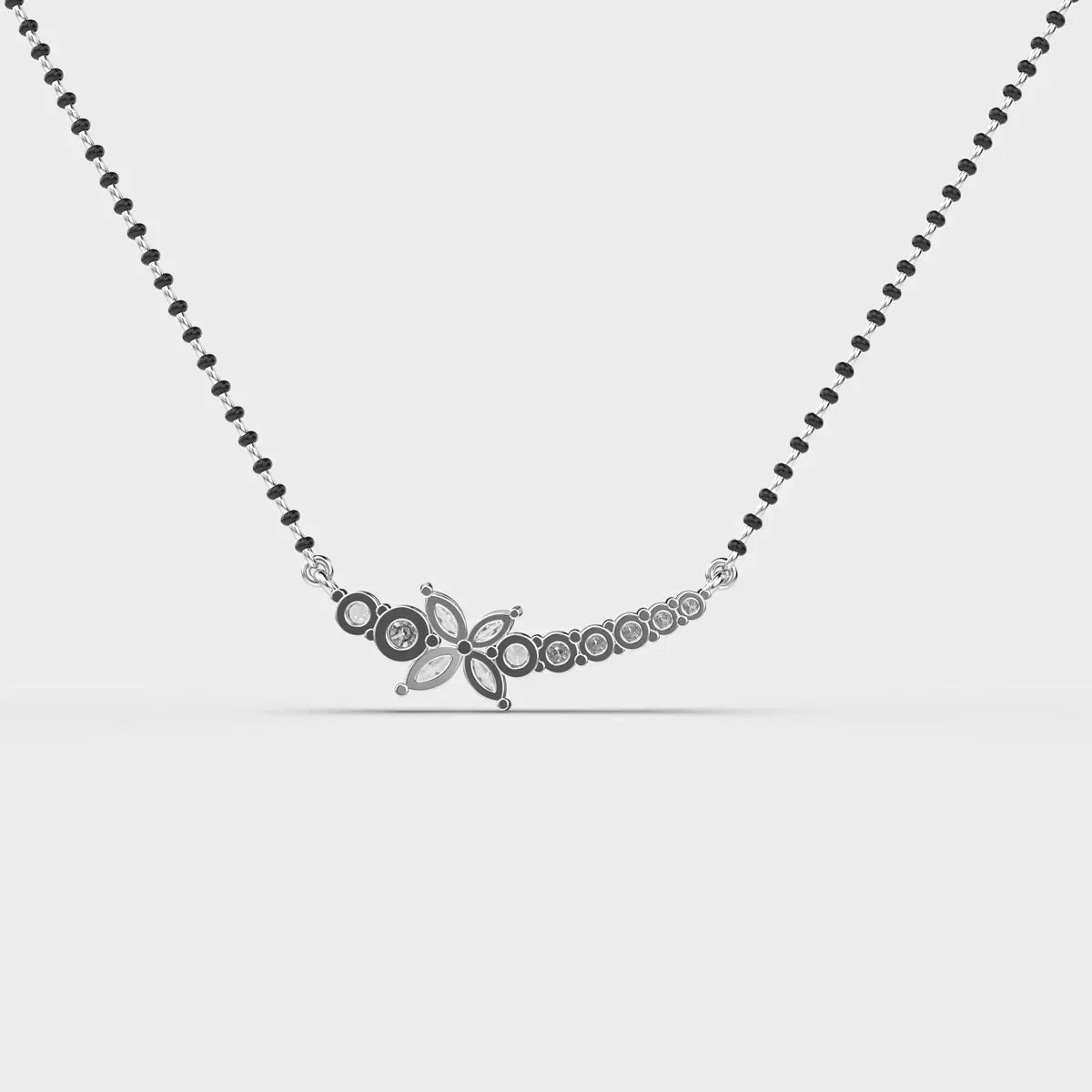 Jasmine Whisper Mangalsutra Pendant - Ophiratbf