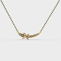Jasmine Whisper Mangalsutra Pendant - Ophiratbf