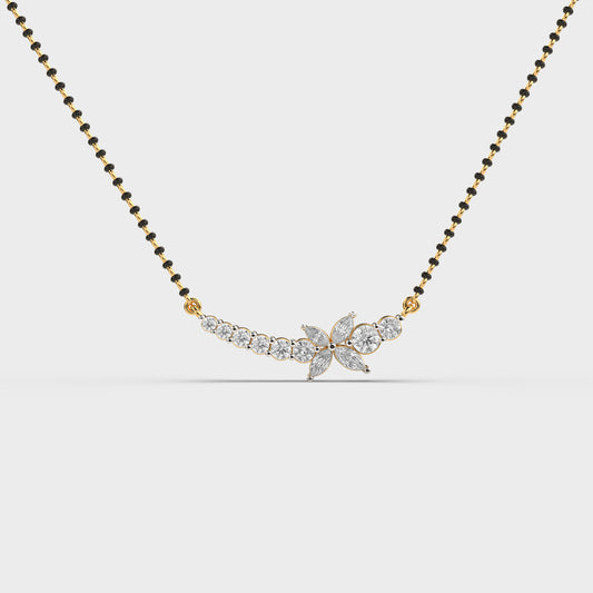 Jasmine Whisper Mangalsutra Pendant