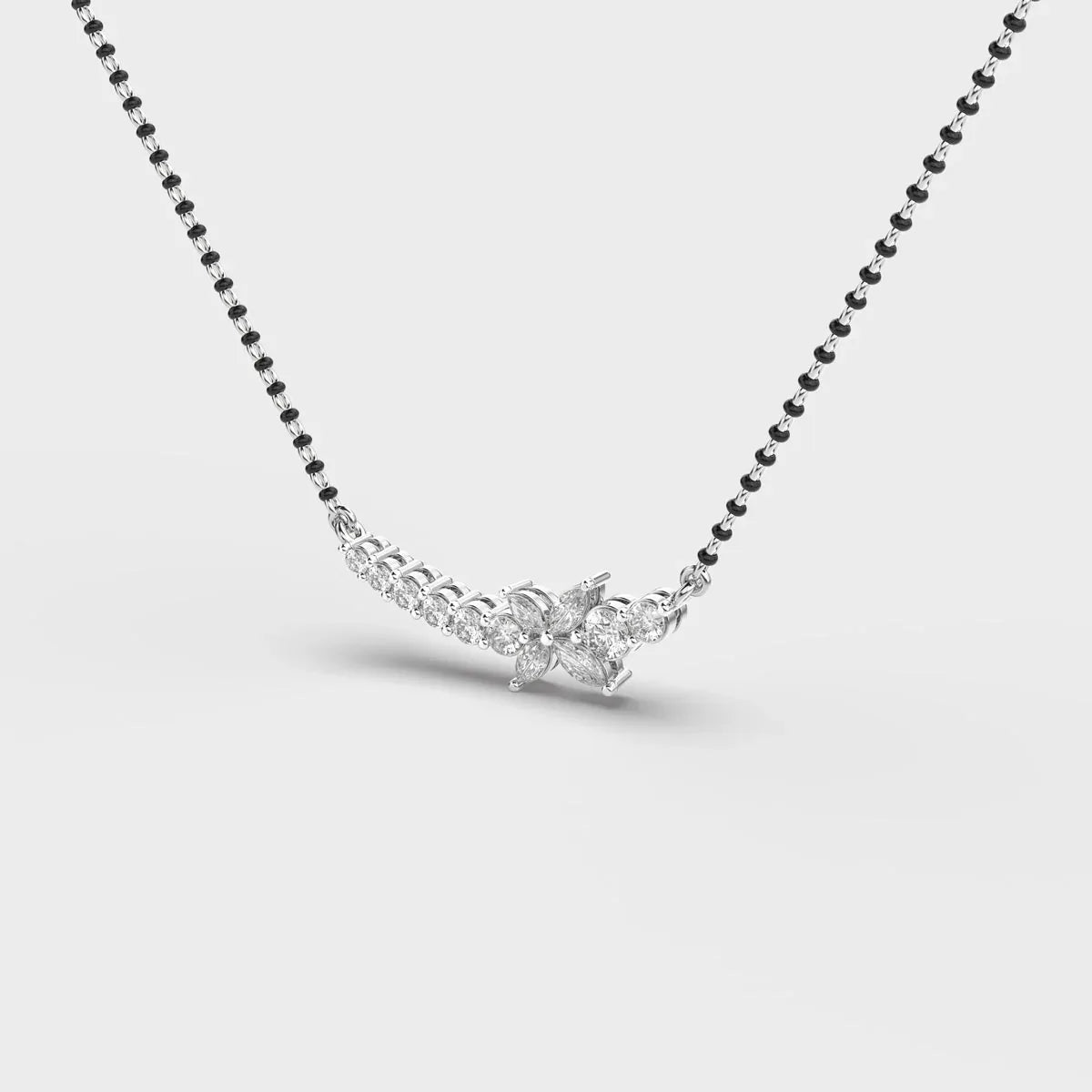 Jasmine Whisper Mangalsutra Pendant - Ophiratbf