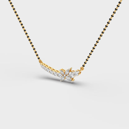 Jasmine Whisper Mangalsutra Pendant