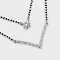 Elegant Double Chain Diamond Mangalsutra - Ophiratbf