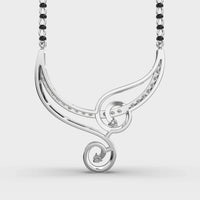 Auraline Spiral Mangalsutra Pendant - Ophiratbf
