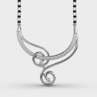 Auraline Spiral Mangalsutra Pendant - Ophiratbf