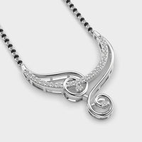 Auraline Spiral Mangalsutra Pendant - Ophiratbf