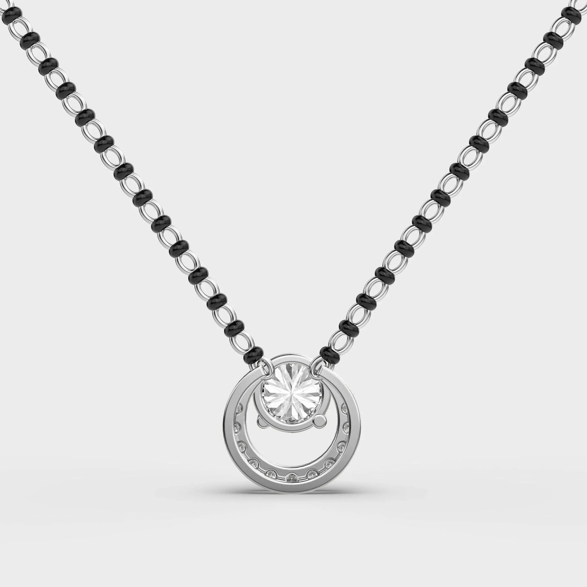 Sanskriti Solitaire Mangalsutra Pendant - Ophiratbf