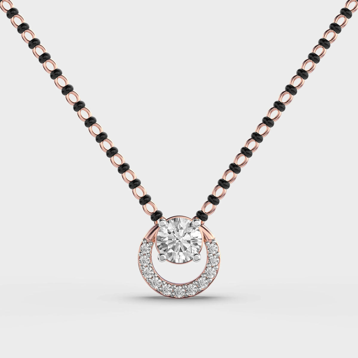 Sanskriti Solitaire Mangalsutra Pendant - Ophiratbf