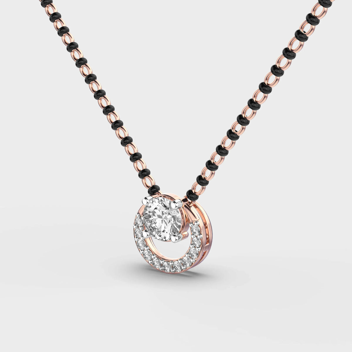 Sanskriti Solitaire Mangalsutra Pendant - Ophiratbf