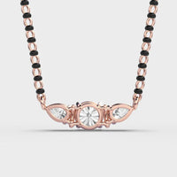 Triple Power Diamond Mangalsutra (With Chain) - Ophiratbf
