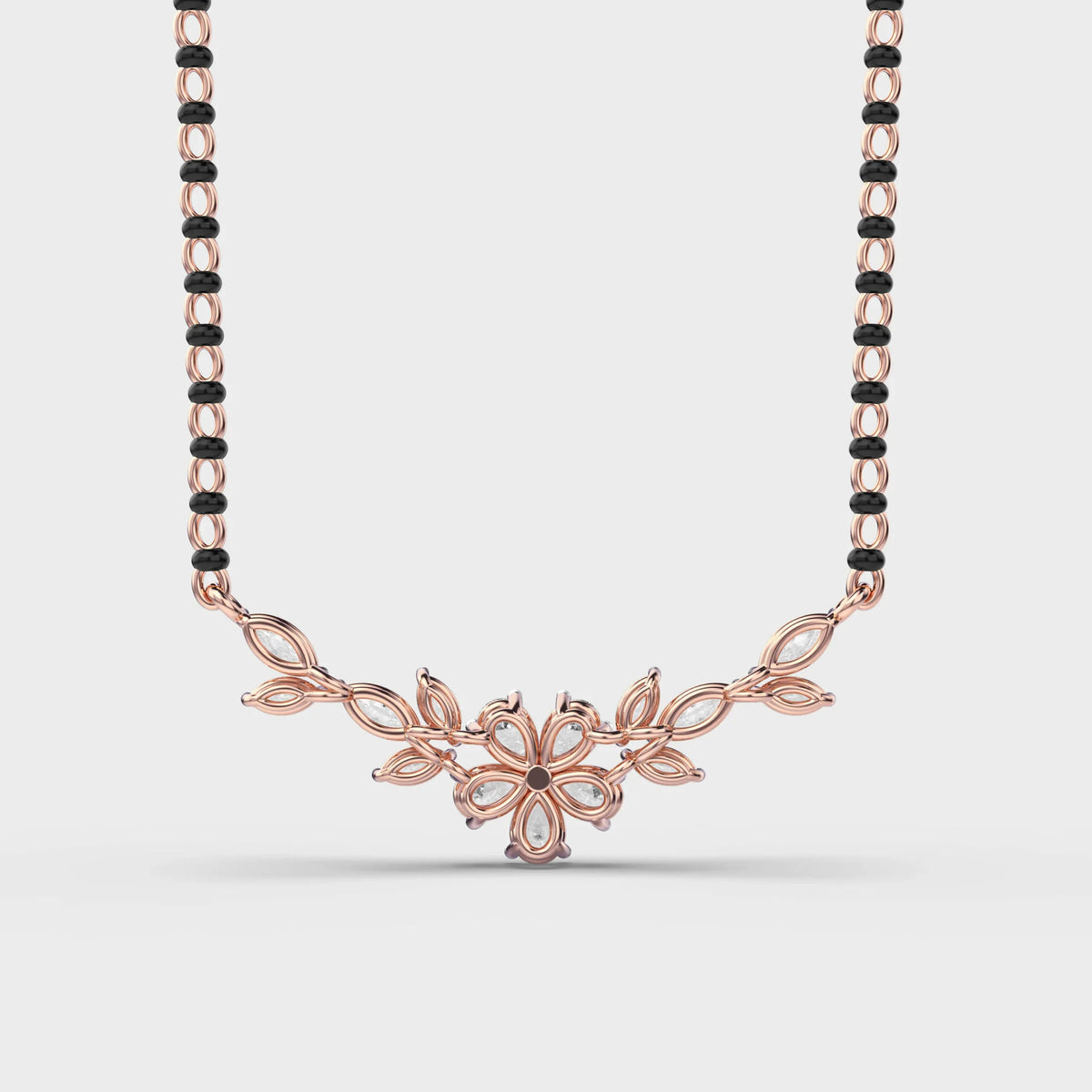 Frosty Glam Diamond Mangalsutra (With Chain) - Ophiratbf