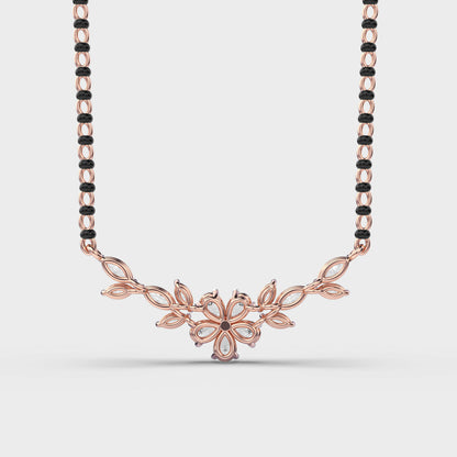 Frosty Glam Diamond Mangalsutra (With Chain)
