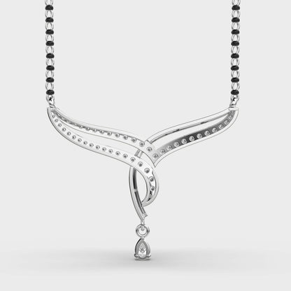 Noorline Diamond Mangalsutra Pendant
