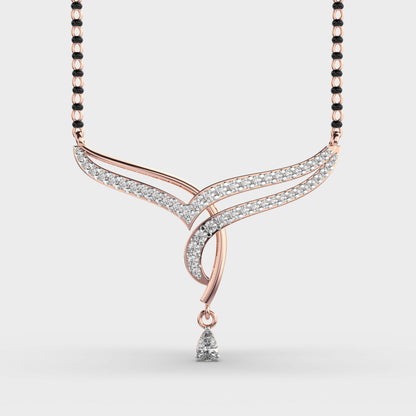 Noorline Diamond Mangalsutra Pendant