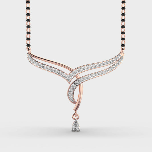 Noorline Diamond Mangalsutra Pendant