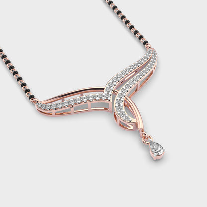 Noorline Diamond Mangalsutra Pendant