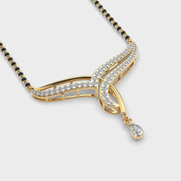 Noorline Diamond Mangalsutra Pendant - Ophiratbf