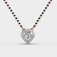 Beloved Heart Diamond Mangalsutra (With Chain) - Ophiratbf