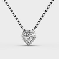 Beloved Heart Diamond Mangalsutra (With Chain) - Ophiratbf
