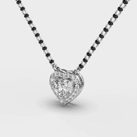 Beloved Heart Diamond Mangalsutra (With Chain) - Ophiratbf
