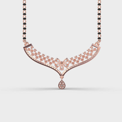 Majestic Empress Diamond Mangalsutra (With Chain)