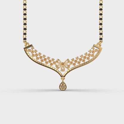 Majestic Empress Diamond Mangalsutra (With Chain)