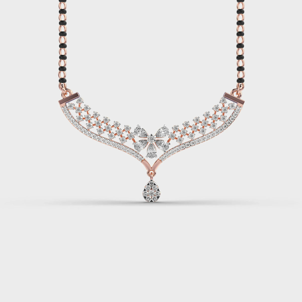Majestic Empress Diamond Mangalsutra (With Chain) - Ophiratbf