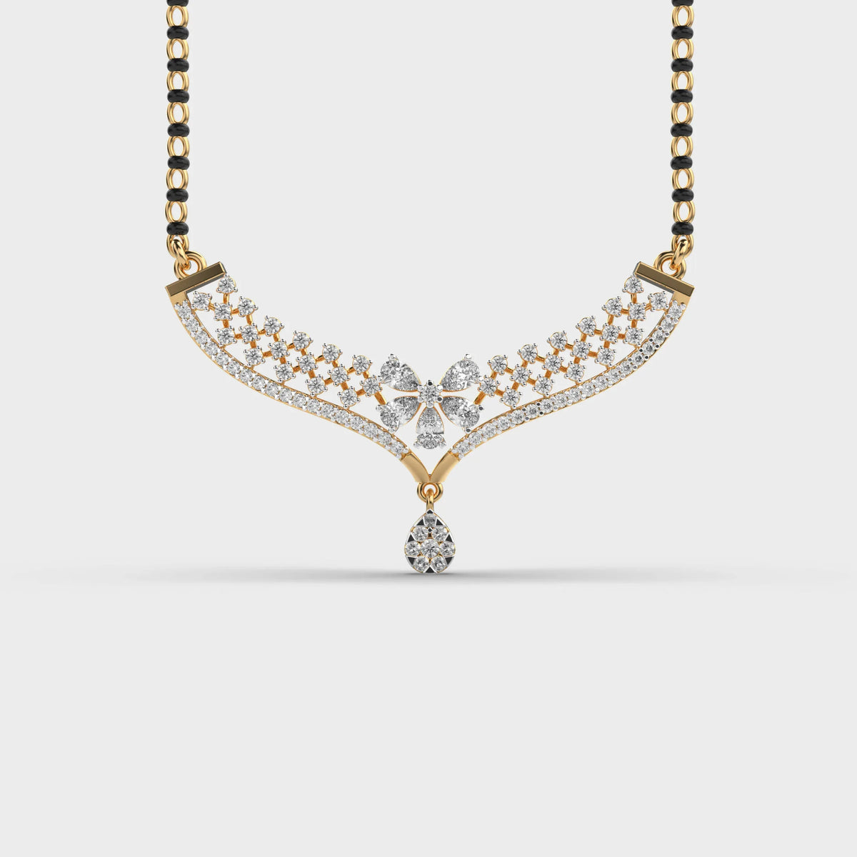 Majestic Empress Diamond Mangalsutra (With Chain) - Ophiratbf