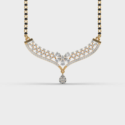 Majestic Empress Diamond Mangalsutra (With Chain)