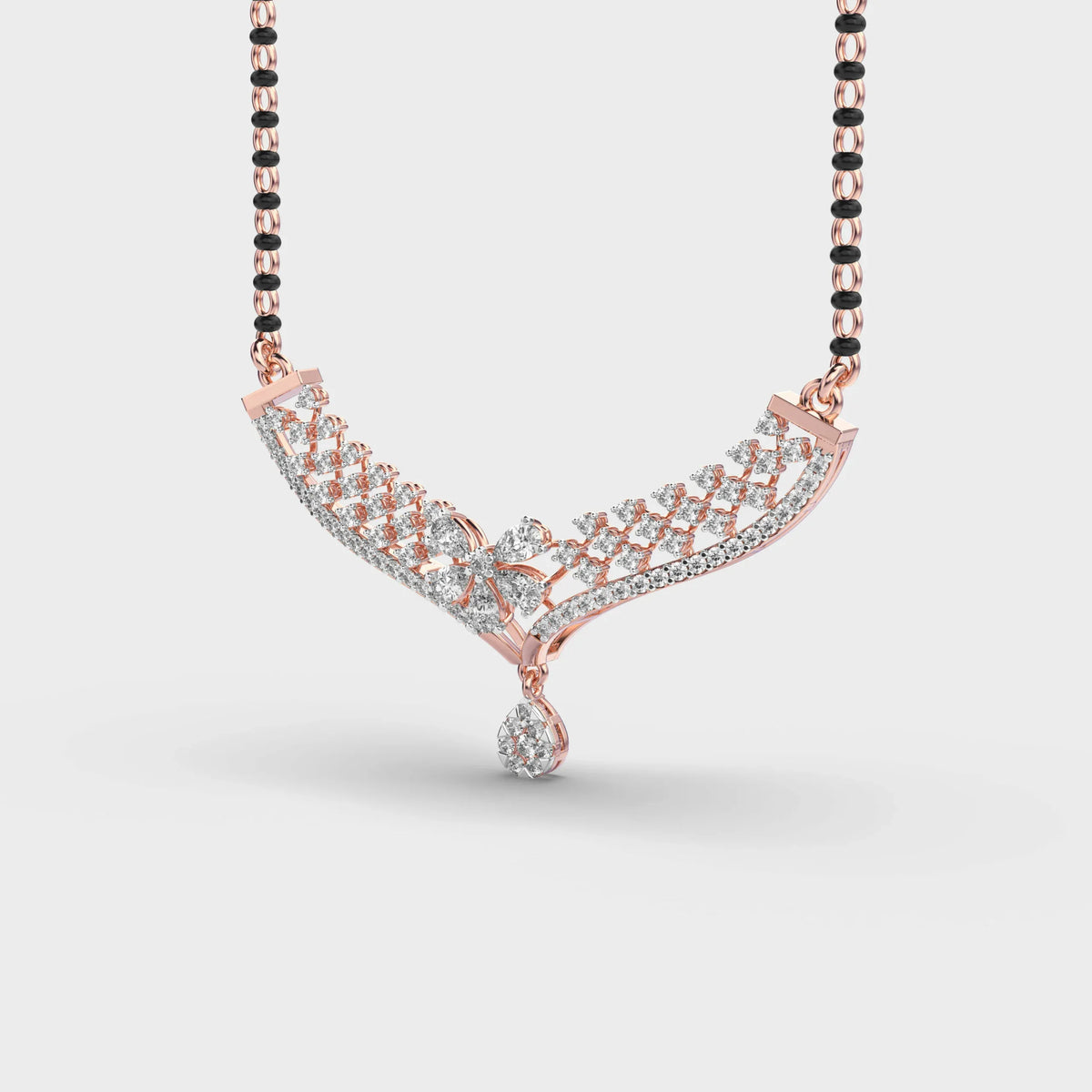 Majestic Empress Diamond Mangalsutra (With Chain) - Ophiratbf