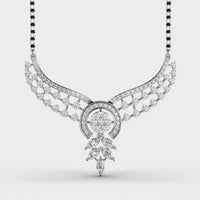 Marital Bliss Diamond Mangalsutra (With Chain) - Ophiratbf