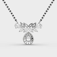 Marital Bliss Diamond Mangalsutra (With Chain) - Ophiratbf