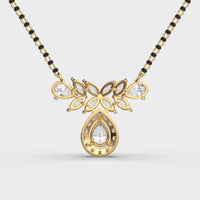 Marital Bliss Diamond Mangalsutra (With Chain) - Ophiratbf