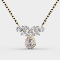 Marital Bliss Diamond Mangalsutra (With Chain) - Ophiratbf