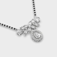 Verdelle Bloom Diamond Encrusted Mangalsutra (with chain) - Ophiratbf