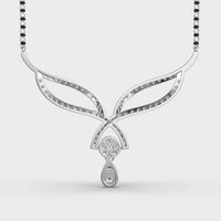 Modern Bride Diamond Mangalsutra (With Chain) - Ophiratbf