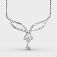 Modern Bride Diamond Mangalsutra (With Chain) - Ophiratbf