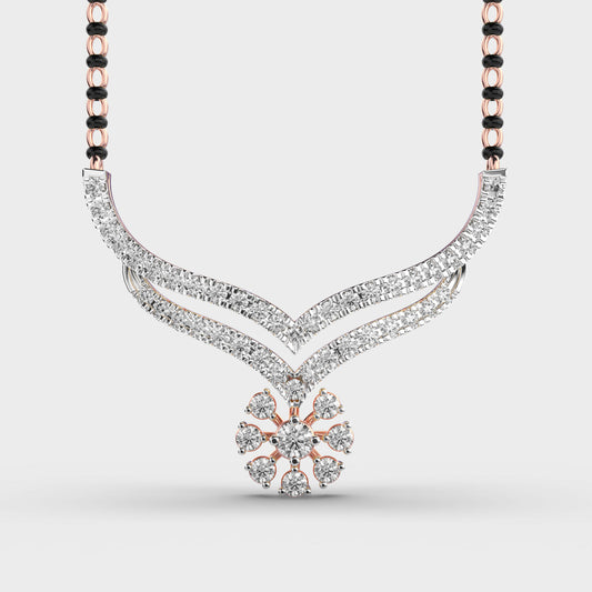 Traditional Sparkle Mangalsutra Pendant