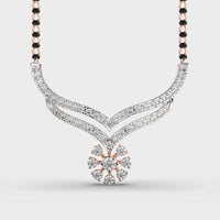 Traditional Sparkle Mangalsutra Pendant - Ophiratbf
