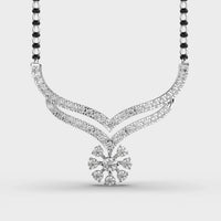 Traditional Sparkle Mangalsutra Pendant - Ophiratbf