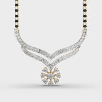 Traditional Sparkle Mangalsutra Pendant - Ophiratbf