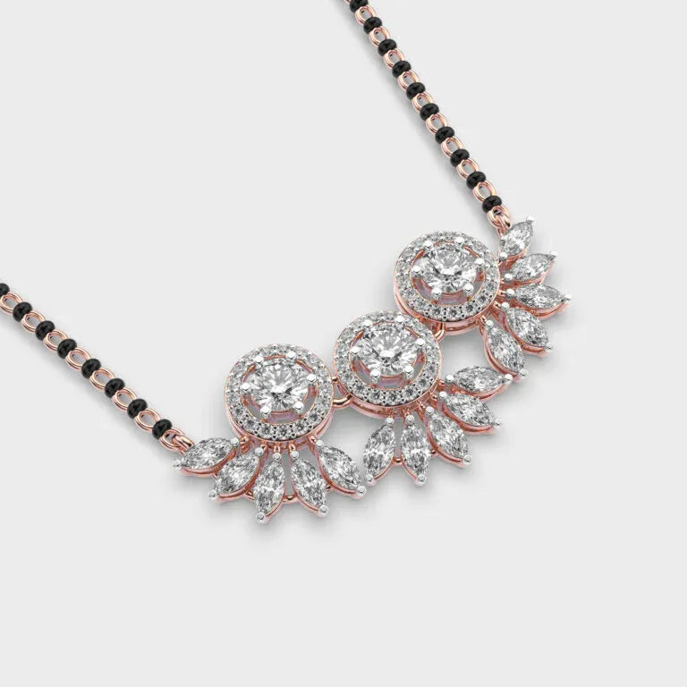 Triad Glory Diamond Mangalsutra (With Chain) - Ophiratbf