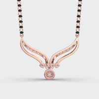 Diamond Mangalsutra Pendant - Ophiratbf