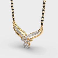 Diamond Mangalsutra Pendant - Ophiratbf