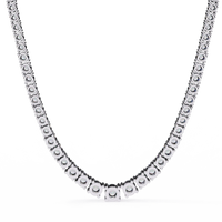 Majesta Bold Link Tennis Lab Grown Diamond Necklace - Ophiratbf