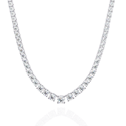 Majesta Bold Link Tennis Lab Grown Diamond Necklace