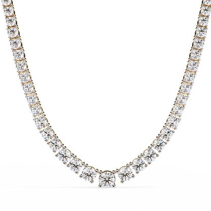 Majesta Bold Link Tennis Lab Grown Diamond Necklace